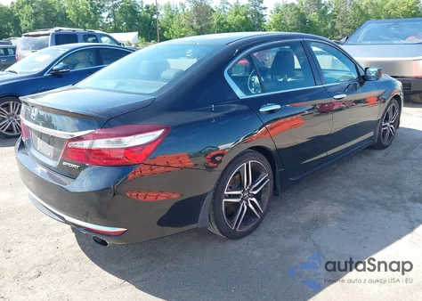 2016 Honda Accord Sport from USA, damaged, VIN 1HGCR2F60GA207939